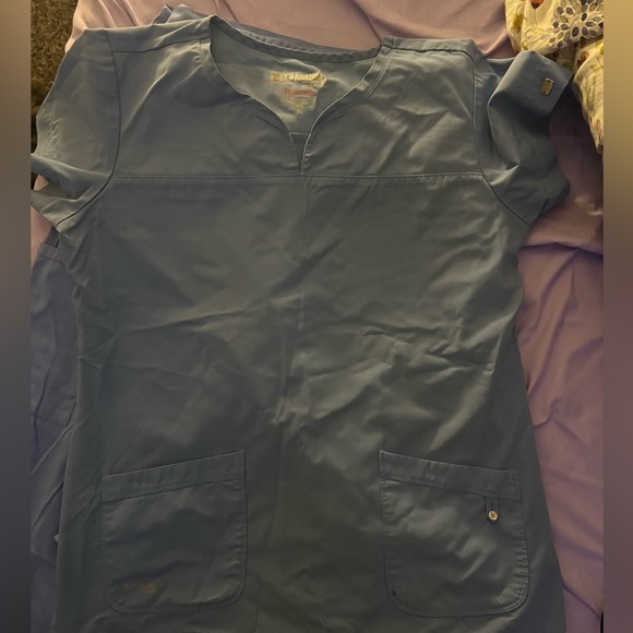 Greys anatomy blue scrub top XL - Picture 2 of 2